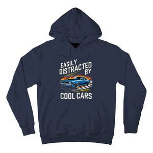 Easily Distracted By Slot Car Racing Rc Car Mini Car Slotcar Tall Hoodie