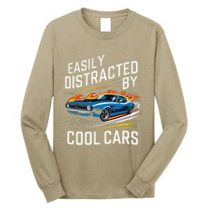 Easily Distracted By Slot Car Racing Rc Car Mini Car Slotcar Long Sleeve Shirt