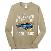 Easily Distracted By Slot Car Racing Rc Car Mini Car Slotcar Tall Long Sleeve T-Shirt