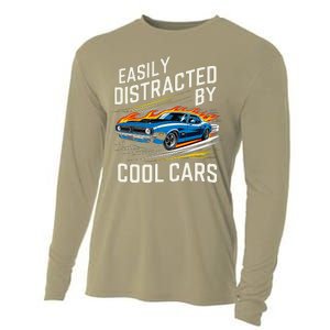 Easily Distracted By Slot Car Racing Rc Car Mini Car Slotcar Cooling Performance Long Sleeve Crew