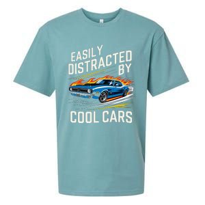 Easily Distracted By Slot Car Racing Rc Car Mini Car Slotcar Sueded Cloud Jersey T-Shirt