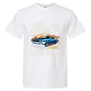 Easily Distracted By Slot Car Racing Rc Car Mini Car Slotcar Garment-Dyed Heavyweight T-Shirt