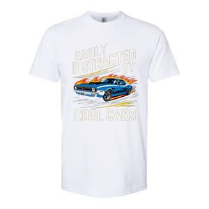 Easily Distracted By Slot Car Racing Rc Car Mini Car Slotcar Softstyle CVC T-Shirt