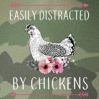 Easily Distracted By Chickens For Chicken Lovers Funny Legacy Tie Dye Trucker Hat
