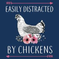 Easily Distracted By Chickens For Chicken Lovers Funny Cool Comfort Performance Bucket Hat