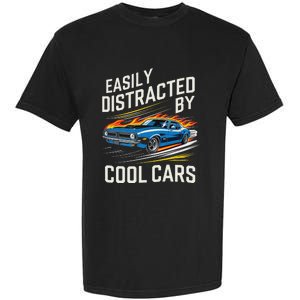 Easily Distracted By Slot Car Racing Rc Car Mini Car Slotcar Garment-Dyed Heavyweight T-Shirt