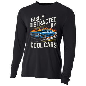 Easily Distracted By Slot Car Racing Rc Car Mini Car Slotcar Cooling Performance Long Sleeve Crew