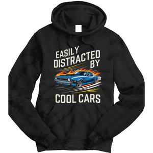 Easily Distracted By Slot Car Racing Rc Car Mini Car Slotcar Tie Dye Hoodie