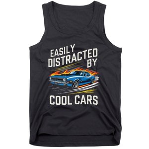 Easily Distracted By Slot Car Racing Rc Car Mini Car Slotcar Tank Top