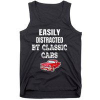 Easily Distracted By Classic Cars Tank Top