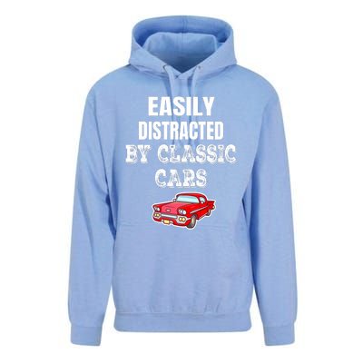 Easily Distracted By Classic Cars Unisex Surf Hoodie