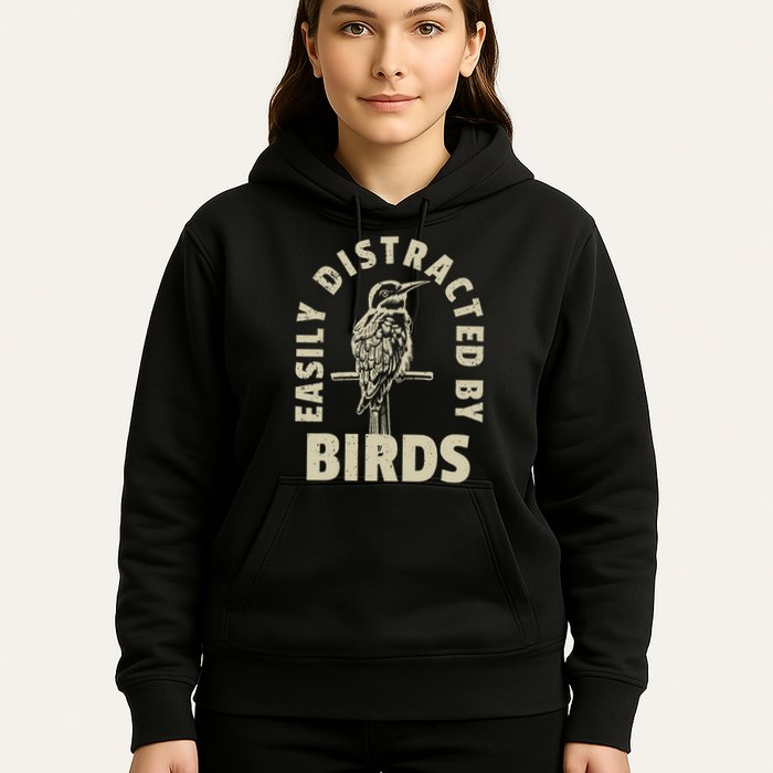 Easily Distracted By Birds Hoodie