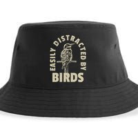 Easily Distracted By Birds Sustainable Bucket Hat