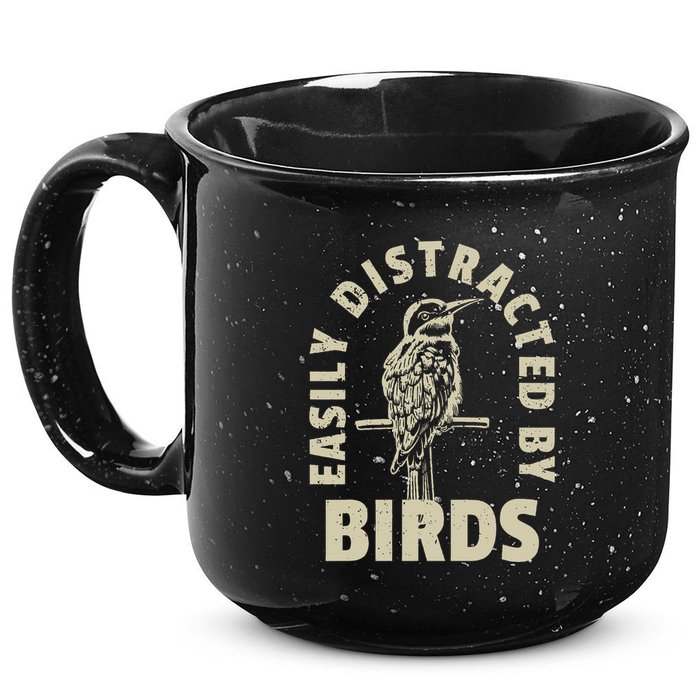 Easily Distracted By Birds 15oz Campfire Ceramic Mug