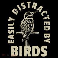 Easily Distracted By Birds Cooling Performance Long Sleeve Crew