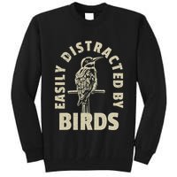 Easily Distracted By Birds Tall Sweatshirt