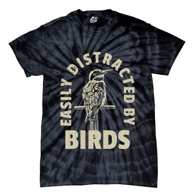 Easily Distracted By Birds Tie-Dye T-Shirt