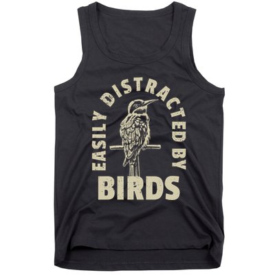Easily Distracted By Birds Tank Top