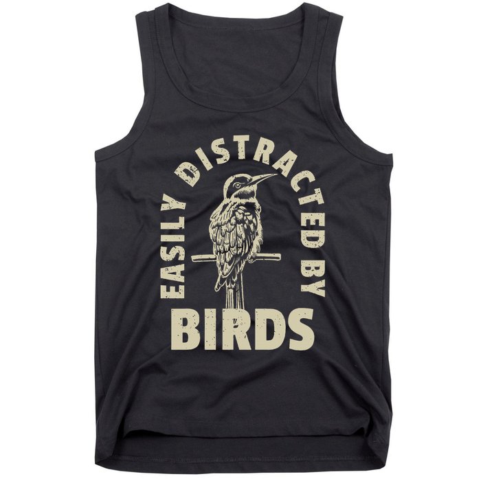 Easily Distracted By Birds Tank Top