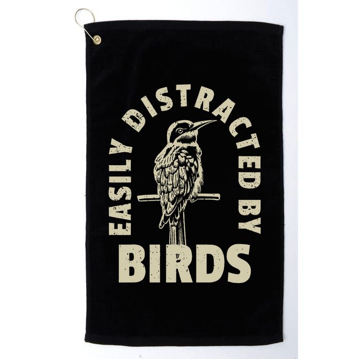Easily Distracted By Birds Golf Towel