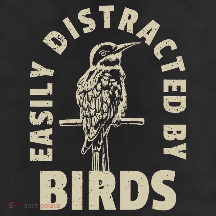 Easily Distracted By Birds Golf Towel