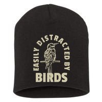 Easily Distracted By Birds Short Acrylic Beanie