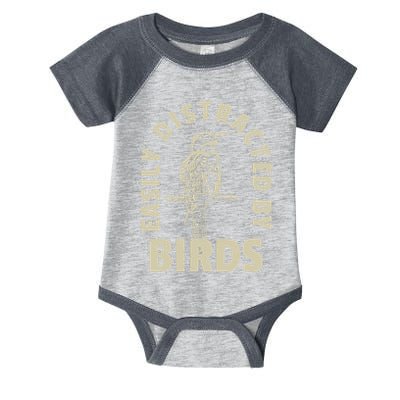 Easily Distracted By Birds Infant Baby Jersey Bodysuit