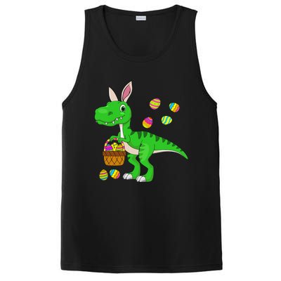 Easter Dinosaur Bunny Ears Easter Basket Stuffers PosiCharge Competitor Tank