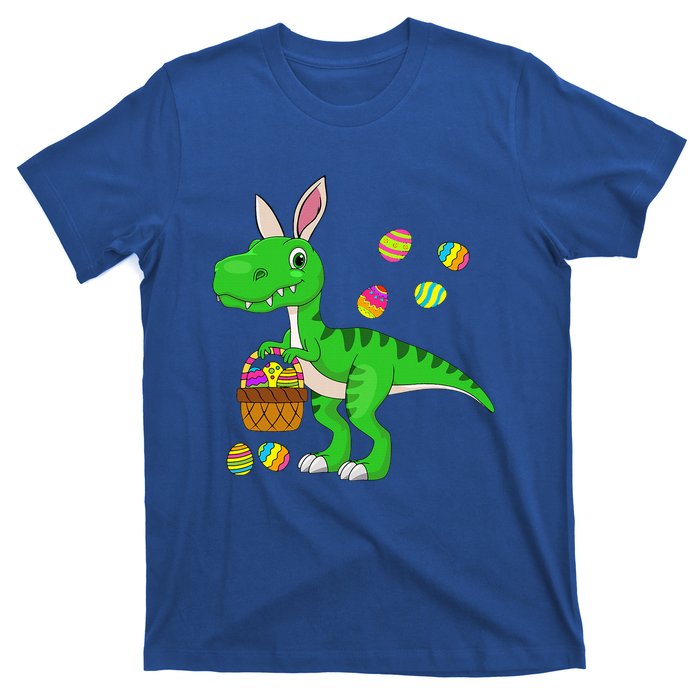 Easter Dinosaur Bunny Ears Easter Basket Stuffers T-Shirt