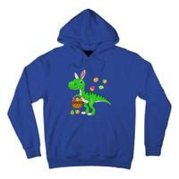 Easter Dinosaur Bunny Ears Easter Basket Stuffers Tall Hoodie