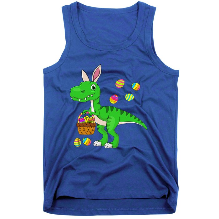 Easter Dinosaur Bunny Ears Easter Basket Stuffers Tank Top