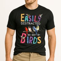 Easily Distracted By Birds Funny Bird Performance Shirt