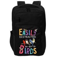 Easily Distracted By Birds Funny Bird Impact Tech Backpack