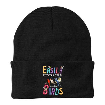 Easily Distracted By Birds Funny Bird Beanie
