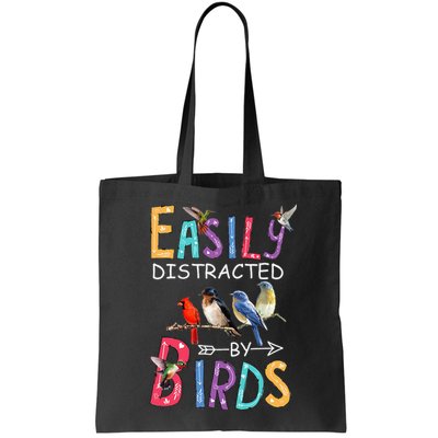 Easily Distracted By Birds Funny Bird Bag