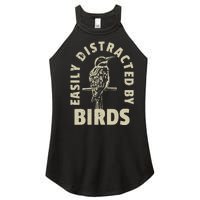 Easily Distracted By Birds Women's Perfect Tri Rocker Tank