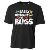 Easily Distracted By Bugs Insect Science Bug Cooling Performance Crew T-Shirt