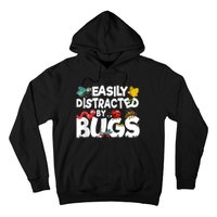 Easily Distracted By Bugs Insect Science Bug Hoodie