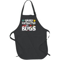 Easily Distracted By Bugs Insect Science Bug Full-Length Apron With Pockets