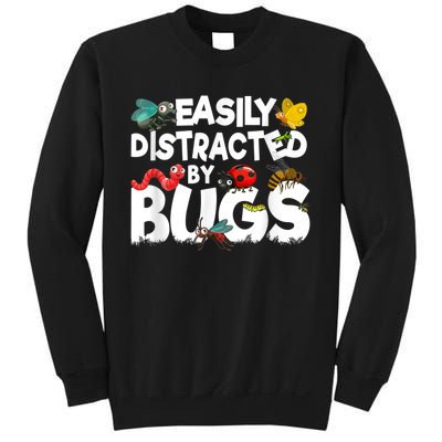 Easily Distracted By Bugs Insect Science Bug Sweatshirt