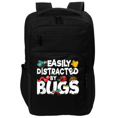 Easily Distracted By Bugs Insect Science Bug Impact Tech Backpack