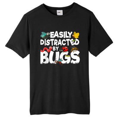 Easily Distracted By Bugs Insect Science Bug Tall Fusion ChromaSoft Performance T-Shirt