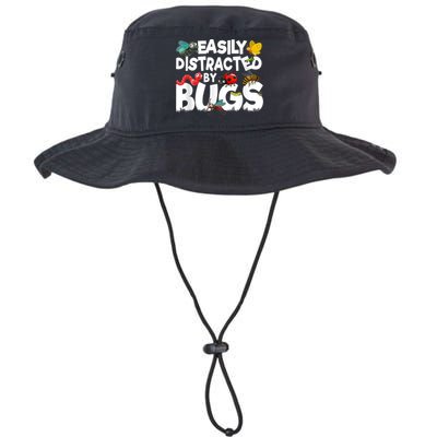 Easily Distracted By Bugs Insect Science Bug Legacy Cool Fit Booney Bucket Hat