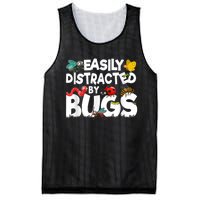 Easily Distracted By Bugs Insect Science Bug Mesh Reversible Basketball Jersey Tank