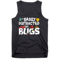 Easily Distracted By Bugs Insect Science Bug Tank Top