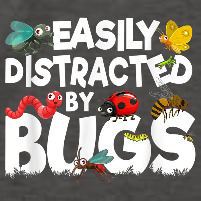 Easily Distracted By Bugs Insect Science Bug Vector Backpack