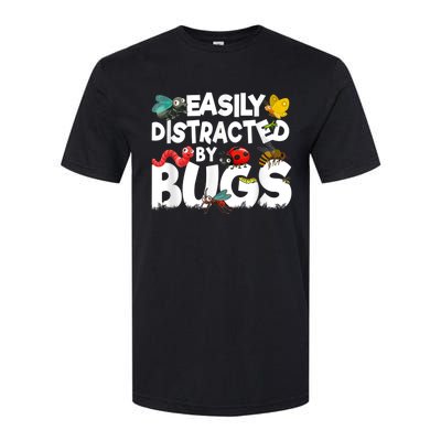 Easily Distracted By Bugs Insect Science Bug Softstyle CVC T-Shirt