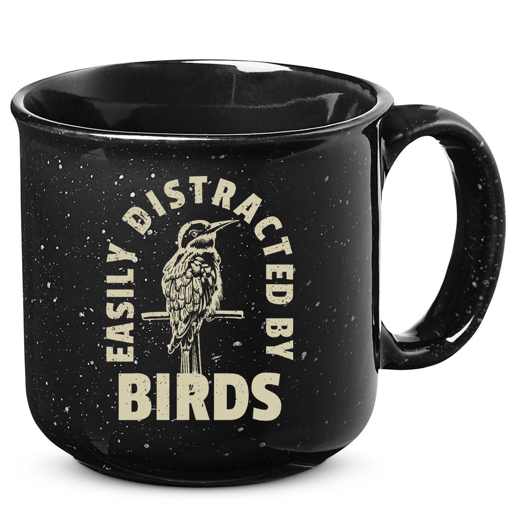 Easily Distracted By Birds 15oz Campfire Ceramic Mug