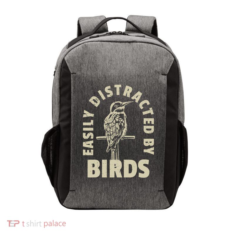 Easily Distracted By Birds Vector Backpack