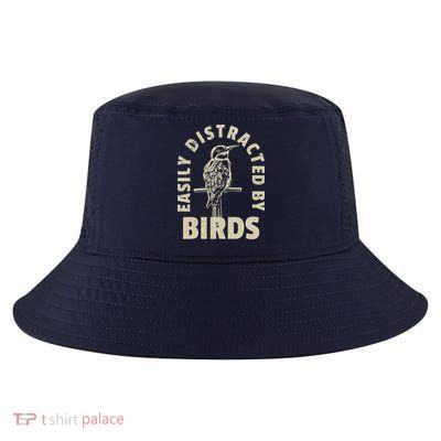 Easily Distracted By Birds Cool Comfort Performance Bucket Hat